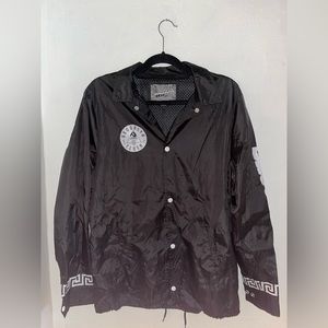 Brooklyn black/white bomber, RIP underneath left sleeve.